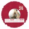 Red Suede Mat Board for 16x16 Frames - Circle Opening for 10x10 Photos